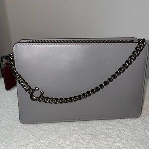 Coach Heather Grey Signature Crossbody
